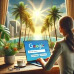 Palm Bay business owner optimizing their Google Business Profile for local SEO success.